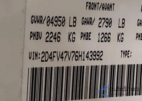 2006 Dodge Magnum z USA, uszkodzony, nr VIN 2D4FV47V76H143992